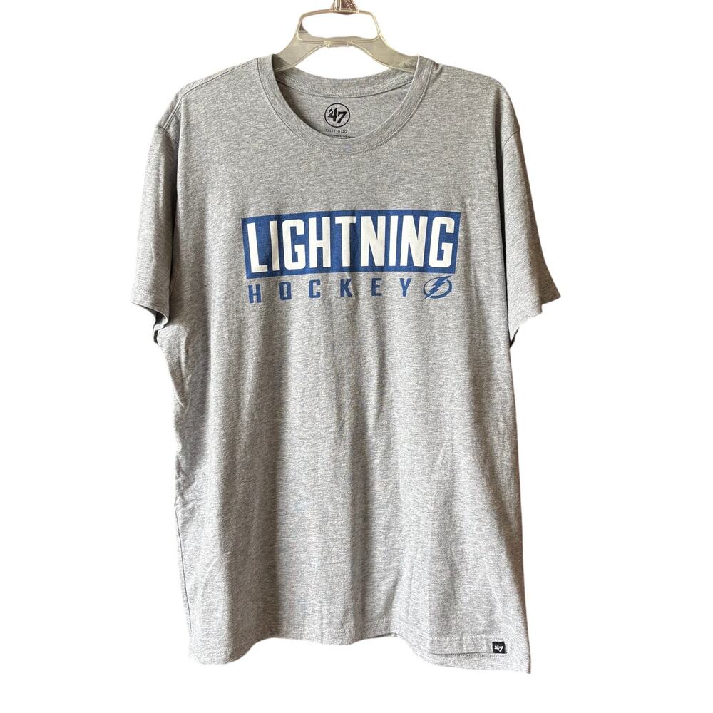 '47 Tampa Bay Lightning Tee Unisex Mens XXL NHL Hockey Sports Tshirt